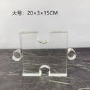 GobekUsa Crystal Geometric Puzzle Glass Sculpture Home Decor Figurine