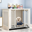 GobekUsa Large Wood Dog Cage House | Indoor Solid Wooden for Big Dogs