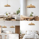 GobekUsa Handmade Rattan Pendant Lamps - Chinese Style Lighting for Home, Restaurant & Coffee Shop