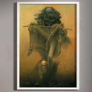GobekUsa Beksinski Prints: Surreal Gothic Art Poster, Psychedelic Characters, Polish Surrealism