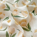 GobekUsa Double-Layer Yarn Printed Cotton Quilt Cover Set - Queen/King/Double/Single Bed