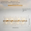 GobekUsa Dandelion Art Crystal Chandelier: Nordic Modern Luxury for Living Room & Restaurant