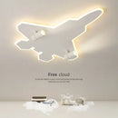 GobekUsa Kids Ceiling Lights Cartoon Boys Bedroom Creative Eye Protection LED Lighting