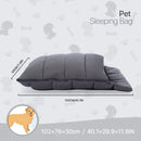 GobekUsa Cozy Cat Cave Bed, Washable Soft Hideaway for Indoor Cats