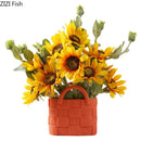 GobekUsa Handwoven Ceramic Vase: Decorative Flower Pot for Home Décor and Floral Arrangement