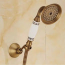 GobekUsa Antique Handheld Shower Head with Holder, Plumbing Hose, and Toilet Bidet Sprayer