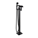 GobekUsa Black Bronze Bathtub Mixer Faucet | Single Handle Waterfall Tub Fixture