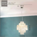 GobekUsa Gold Chrome Metal Shell Chandelier for Restaurant Living Room Hotel Hall