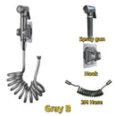 GobekUsa High Pressure Bidet Sprayer Set - Toilet Hygienic Shower Bathroom Accessories