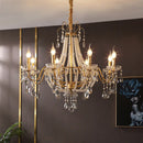 GobekUsa French Pearl Chandelier, Elegant Retro Design for Luxurious Living Spaces