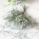 GobekUsa Green Plant Flower Cherry Stamen Berries Bundle for DIY Decor and Gifts