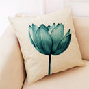 GobekUsa Ginkgo Leaves Linen Cushion Cover for Modern Home Decor & Living Room
