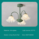 GobekUsa 2024 Modern Green White Chandelier Ceiling Hanging Lamp for Living Room Dining Bedroom
