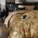 GobekUsa Cotton Bedding Set King Queen Full Print Sheet Cover Pillowcase Linens