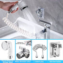GobekUsa 3 Modes White Water Faucet Handheld Shower Nozzle for Bathroom and Kitchen