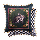 GobekUsa Cat Print Velvet Cushion Cover