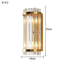GobekUsa Crystal Luxury Wall Lamp for Modern Bedroom, Living Room, Staircase - LED Indoor Lighting