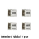 GobekUsa Brass Square Body Spray Shower Jets for Luxury Spa Massage Experience