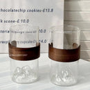 GobekUsa Guanshan Hanging Ear Coffee Cup Glass Water Cup for Hand Brew Latte Tea Drink