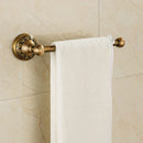 GobekUsa Aluminium Wall Mounted Round Towel Holder in Antique Brass - Classic Bathroom Accessories