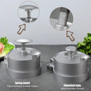 GobekUsa Hamburger Press - Aluminum Meat Press Tool for Homemade Beef Patties