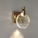 GobekUsa Crystal LED Wall Lamp for Bedroom Living Room Decor