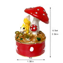 GobekUsa Christmas Jewelry Trinket Box Wedding Ring Holder Dressing Table Decoration Gift