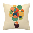 GobekUsa Geometry Pattern Cushion Cover Polyester Cotton Sofa Pillowcase Home Decor