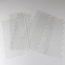 GobekUsa Cake Cream Scrapers: Saw Tooth Smoother Contour Pastry Dessert Baking Tools