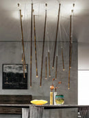 GobekUsa Industrial Nordic LED Pendant Light for Dining Room Decor