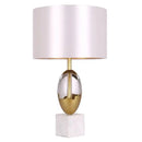 GobekUsa Crystal Fabric Table Lamp: Nordic Design for Bedside, Desk, Living Room & Bedroom