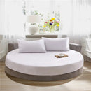 GobekUsa Cotton Round Bed Sheet Set with Elastic Band, Soft & Skin-Friendly Fitted Sheets