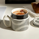 GobekUsa Espresso Cups Ceramic Cup Personalized French Coffee Gift With Lid