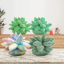 GobekUsa 3D Succulent Cactus Pillow Plush Cushion for Living Room Decor