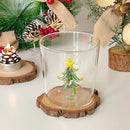 GobekUsa Christmas Glass Goblet Set: Festive Cocktail Drinkware for Decoration and Gifting