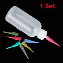 GobekUsa Cake Decor Squeeze Bottles Set with Nozzles - 50ML