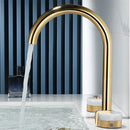 GobekUsa Gold Brass and Marble Widespread Bathroom Faucet 8' Basin Mixer