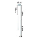 GobekUsa LED Minimalist Pendant Lamp - Black/White for Bedroom, Dining, Coffee Shop Lighting