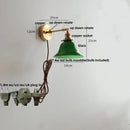 GobekUsa Clear Glass LED Wall Lights with Pull Chain Switch.