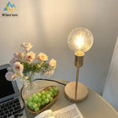 GobekUsa Golden Modern LED Bedside Lamp for College Dorm Study Desk