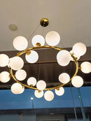 GobekUsa Glass Ball Ceiling Chandelier for Dining and Living Room Decor