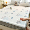 GobekUsa Cooling Ice Silk Mattress - 3Pcs, High Quality, Simple Pattern, Anti-Wrinkles.
