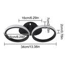 GobekUsa Acrylic LED Ceiling Lamp: Modern Nordic Chandelier for Living Dining Room & Aisle