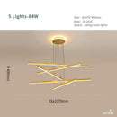 GobekUsa Luminous Ceiling Plate Chandelier: Modern Aluminum LED Light for Living Room Dining Table