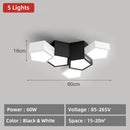 GobekUsa Geometric Ceiling Lamps: Modern & Creative Lighting Fixtures for Master Bedroom