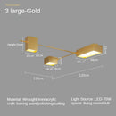 GobekUsa Black Nordic LED Ceiling Lights Chandeliers for Modern Living Room Decoration