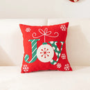 GobekUsa Embroidered Christmas Pillow Cases for Festive Decor