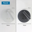 GobekUsa Adjustable Wall Lamp for Bedroom, Study, or Reading - 350° Rotation, Switch Included
