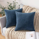 GobekUsa Corduroy Pillow Cover: Striped Cushion for Sofa Bed - Nordic Home Decor