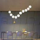 GobekUsa Nordic LED Pendant Lamp Acrylic Chandelier for Home Decor Lighting